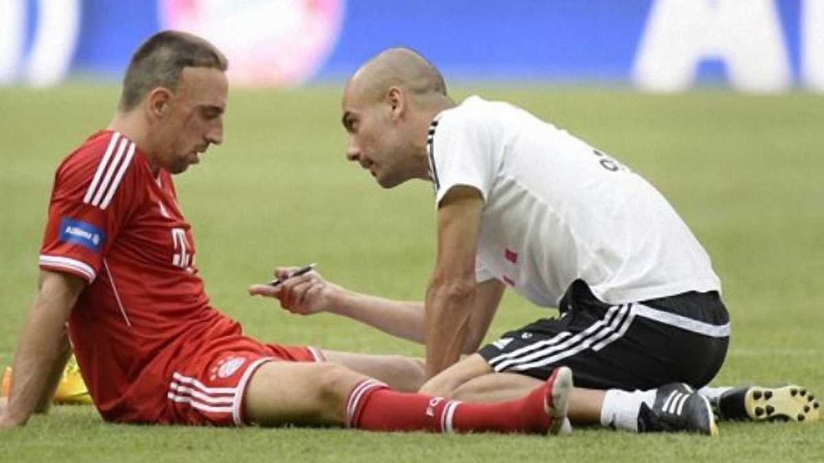 Рибери в отпуск берет физиотерапевта