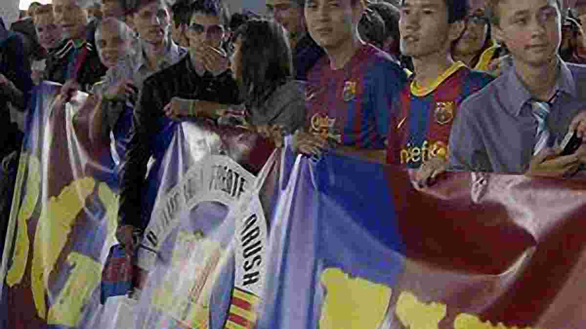 "Барселона" проигнорировала журналистов и болельщиков. ФОТО