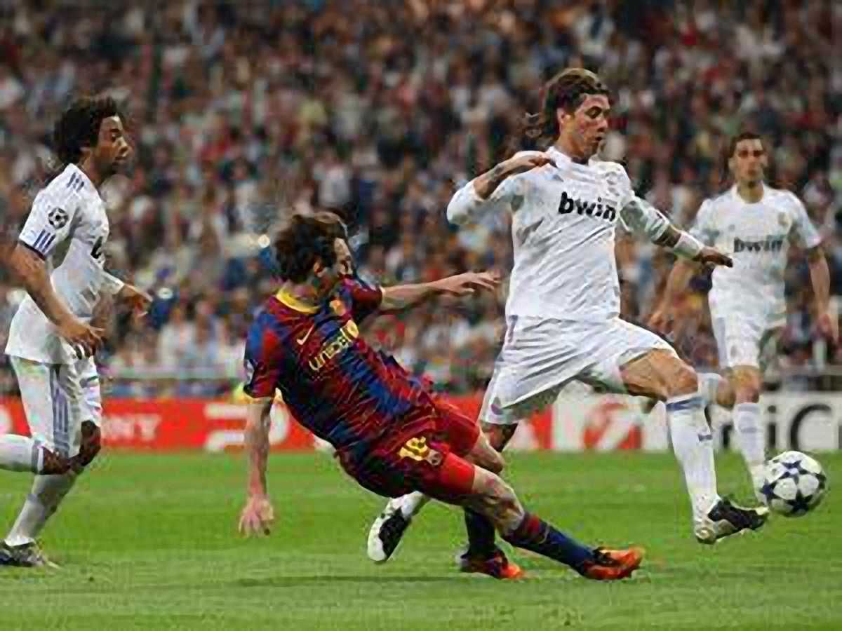 2:0 от Месси 27 апреля 2011 года на "Сантьяго Бернабеу"