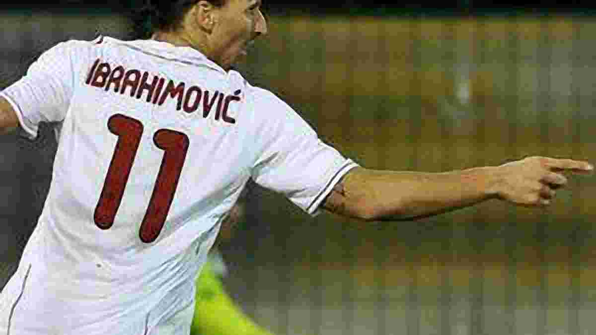 Ібрагімовіч провів двохсотий матч у Серії А та забив вп'яте поспіль