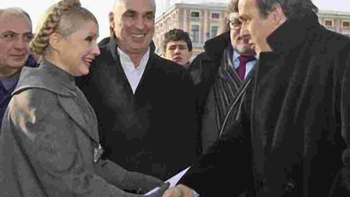 Платіні: Коли визначали господаря ЄВРО-2012, то Тимошенко була на волі 