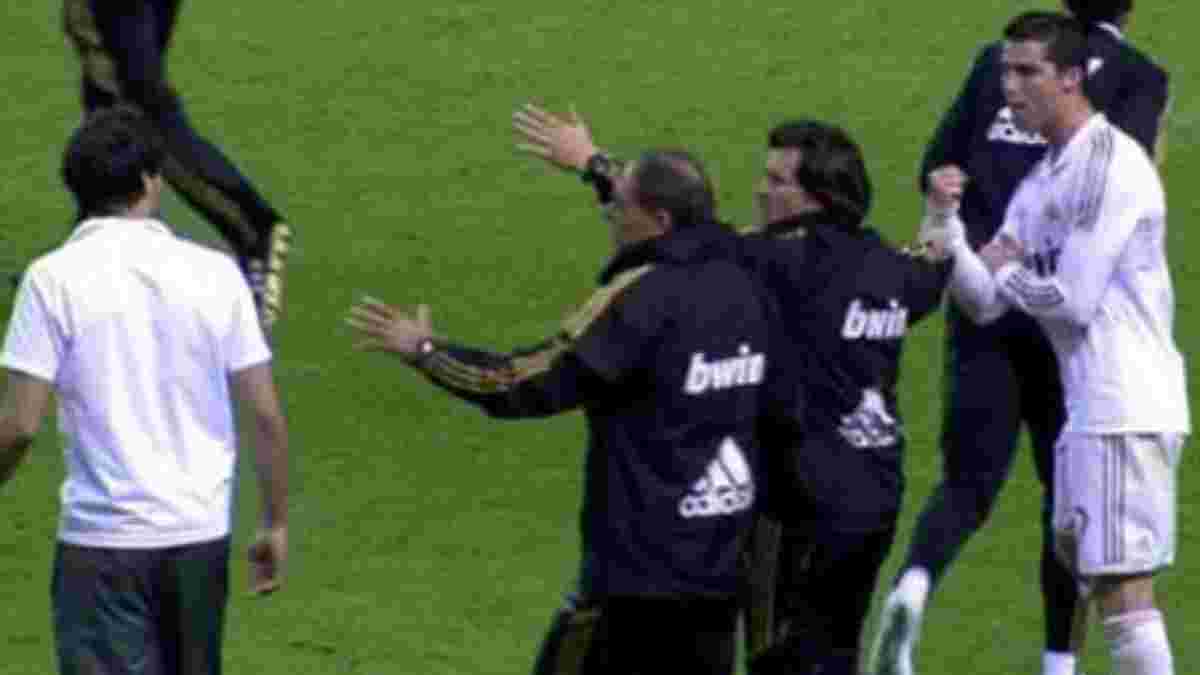 "Реал" праздновал, а Роналду посылал соперника. ВИДЕО