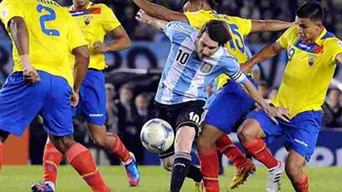 Отбор на чемпионат мира: Аргентина - Эквадор 4:0. ВИДЕО