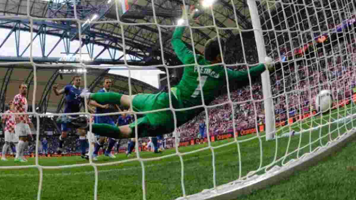На ЄВРО-2012 забито перший гол зі штрафного. ВІДЕО