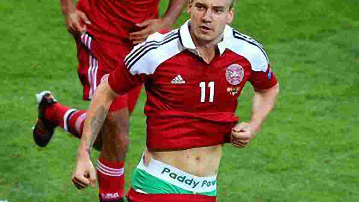 УЄФА покарає гравця Данії за труси на "Арені Львів"