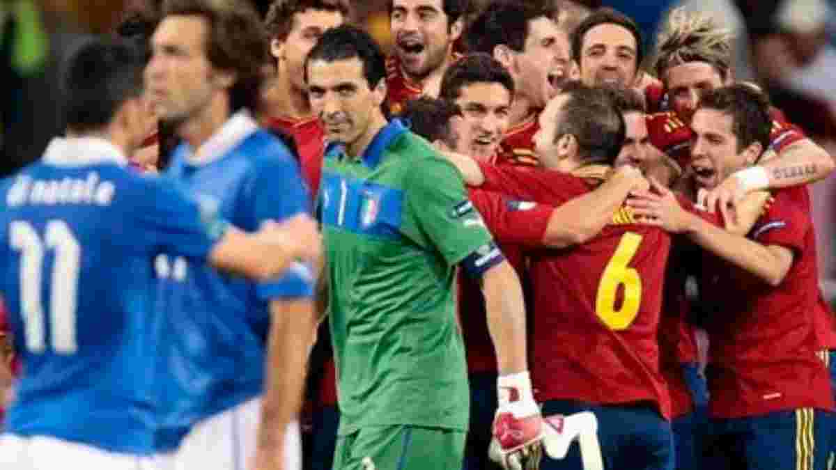 Феерическое чемпионство "Красной Фурии". Испания - Италия - 4:0. ВИДЕО