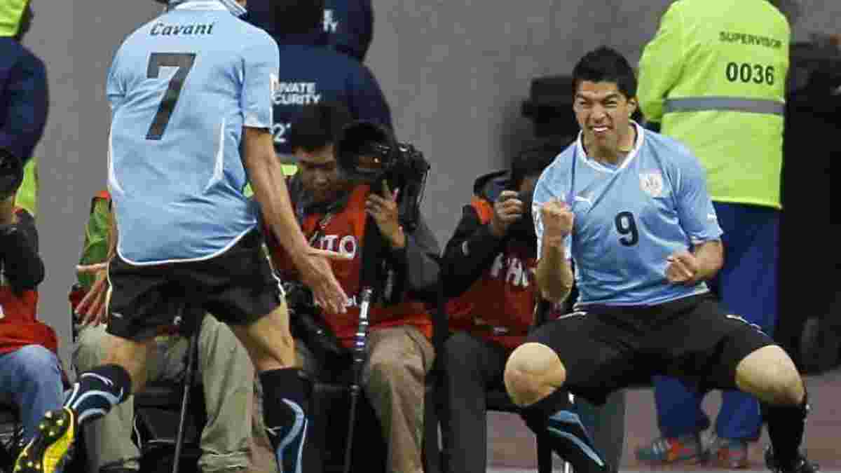 Уругвай бере Суареса та Кавані на Олімпіаду