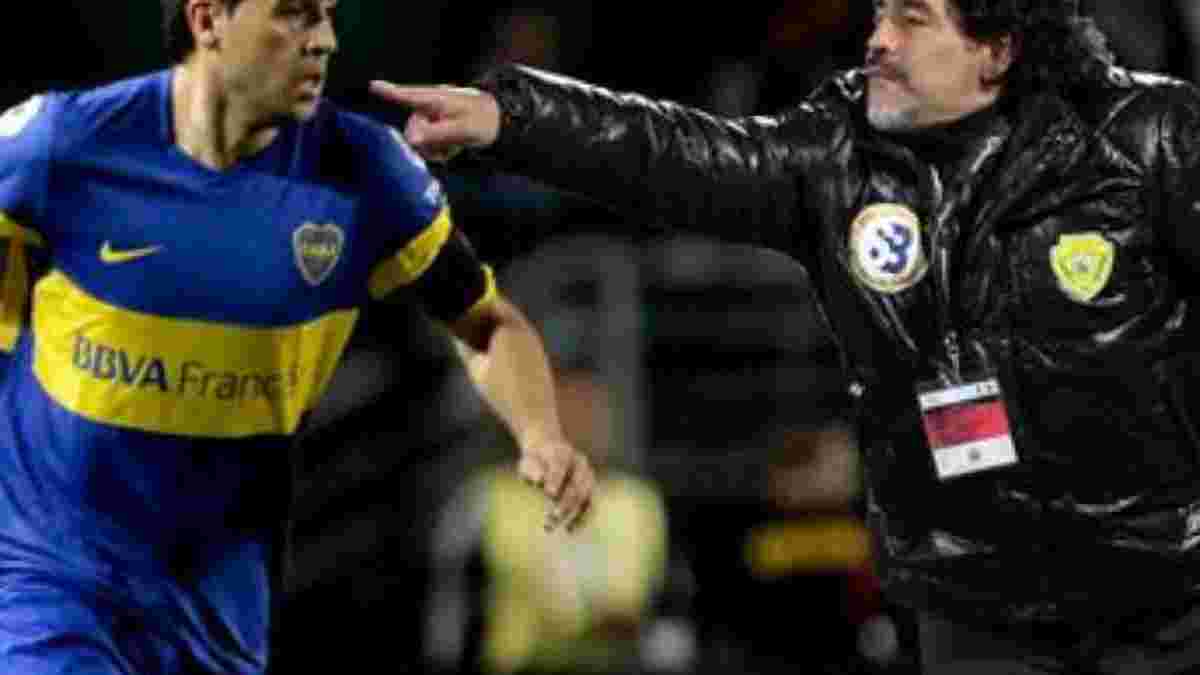 Марадона: Рикельме предал "Бока Хуниорс" и аргентинских болельщиков 