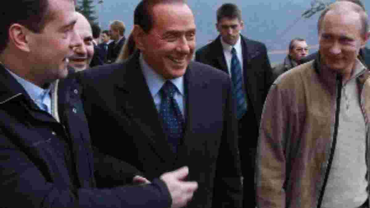 Берлусконі прибув до друга Путіна говорити про продаж "Мілана"