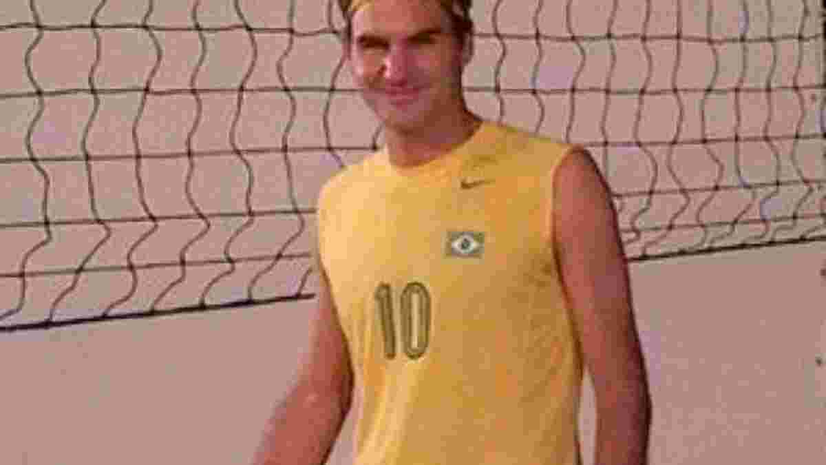 Федерер сфотографувався у формі збірної Бразилії. ФОТО