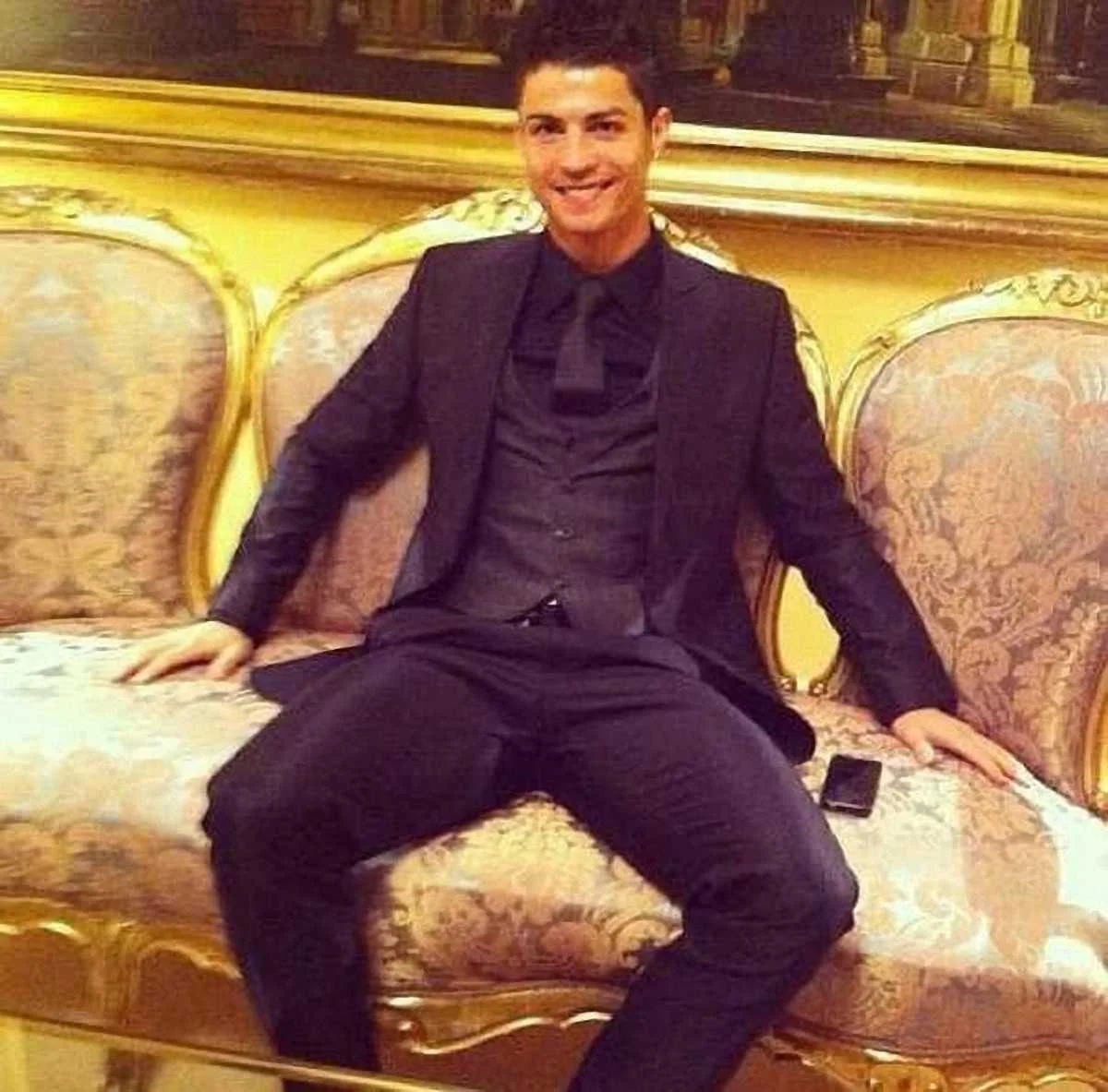 Фото до новини: Роналду на врученні національної спортивної премії 