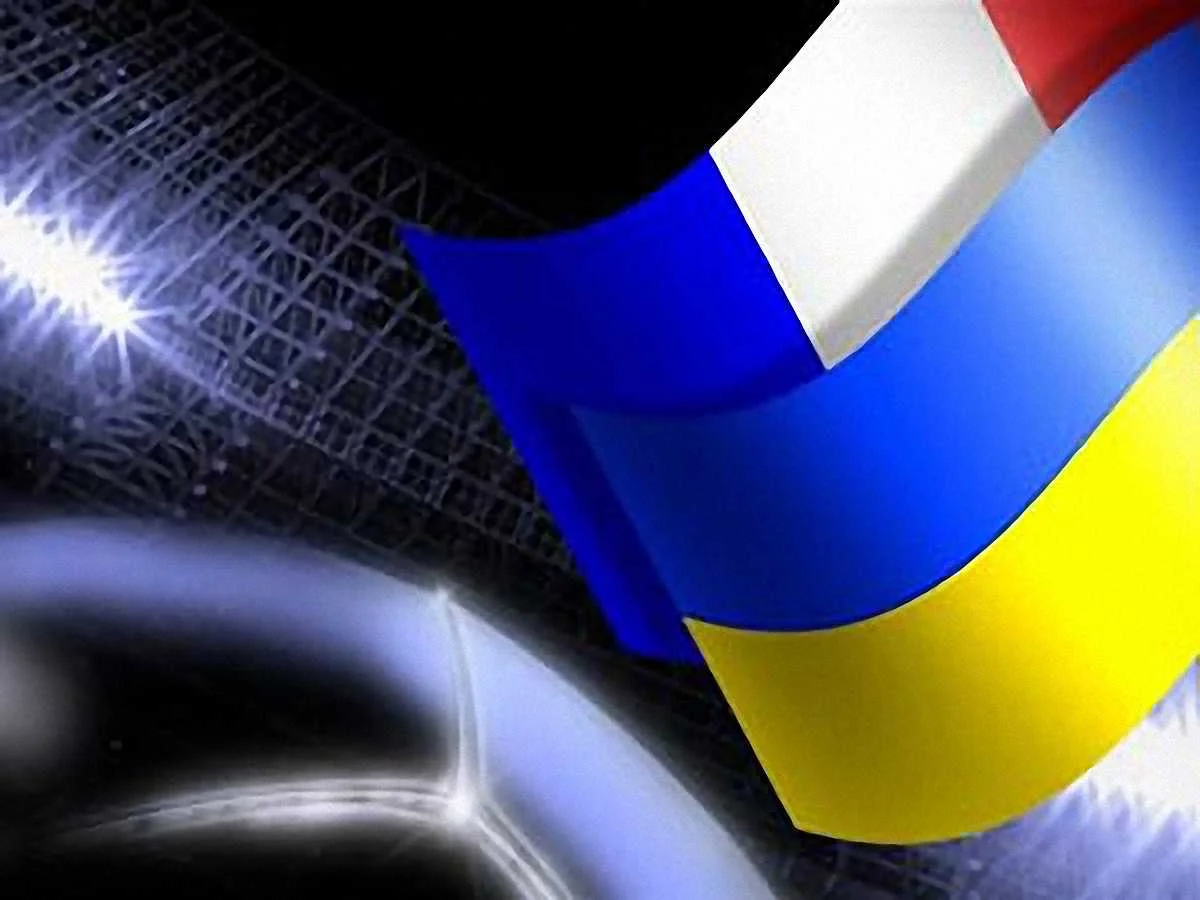 Прапори Франції та України