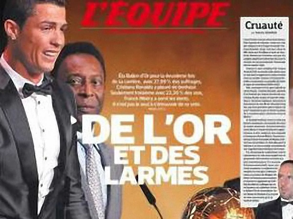 Фото до новини: Ді Стефано 21 століття плакав золотими сльозами через "Мессі 4 - Кріштіану 2"? ФОТО