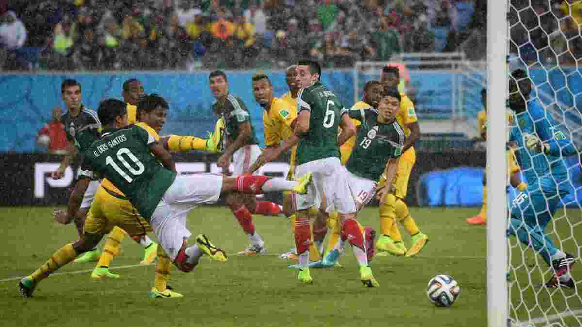 Четыре гола, один засчитан. Мексика - Камерун - 1:0.