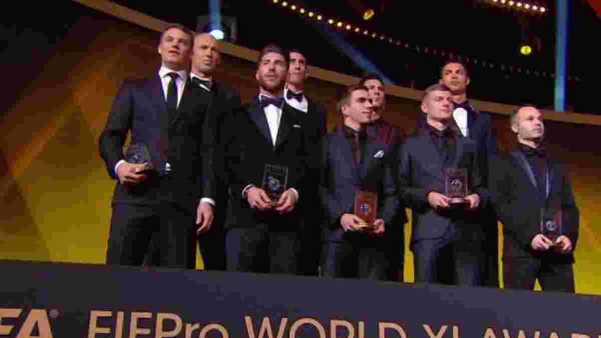 ФІФА визначила символічну збірну року