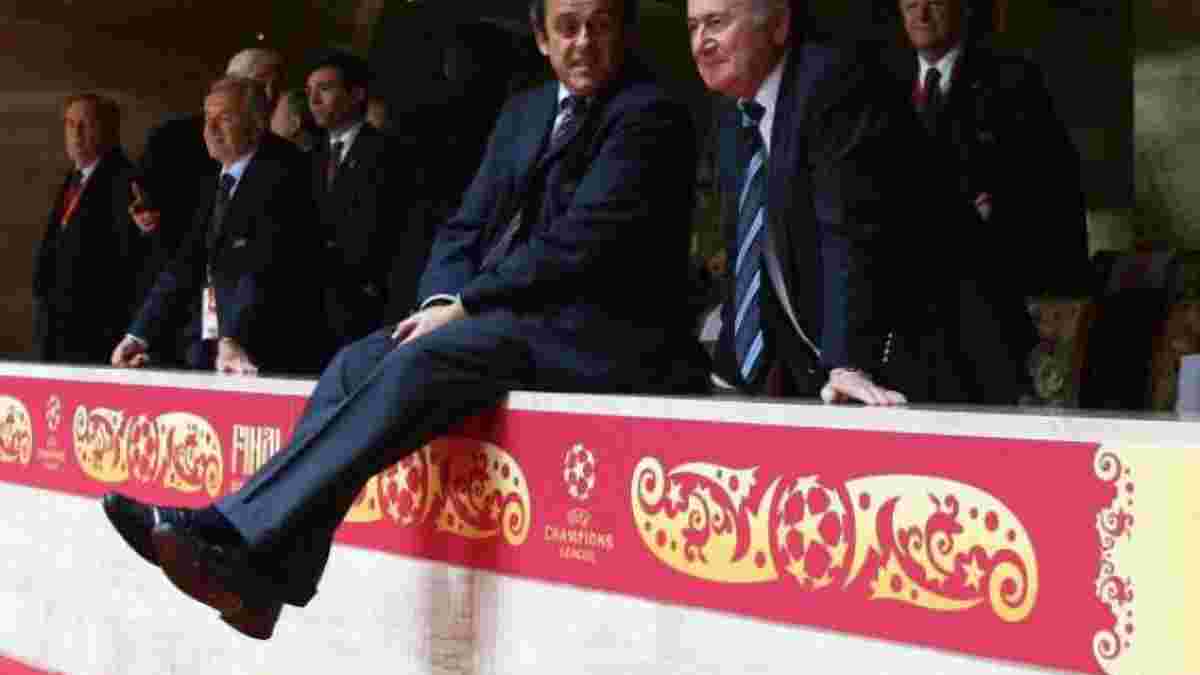 Блаттер: Платини хочет сбросить меня с трона президента ФИФА