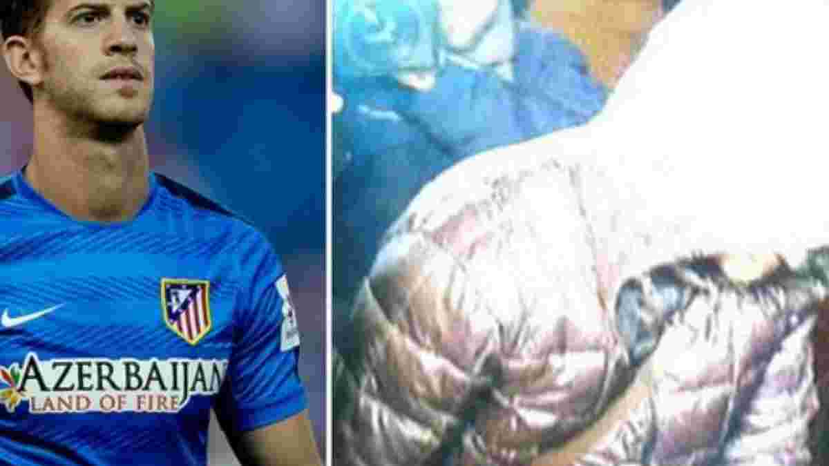 Защитник "Атлетико" напал на полицейского перед матчем Кубка Короля
