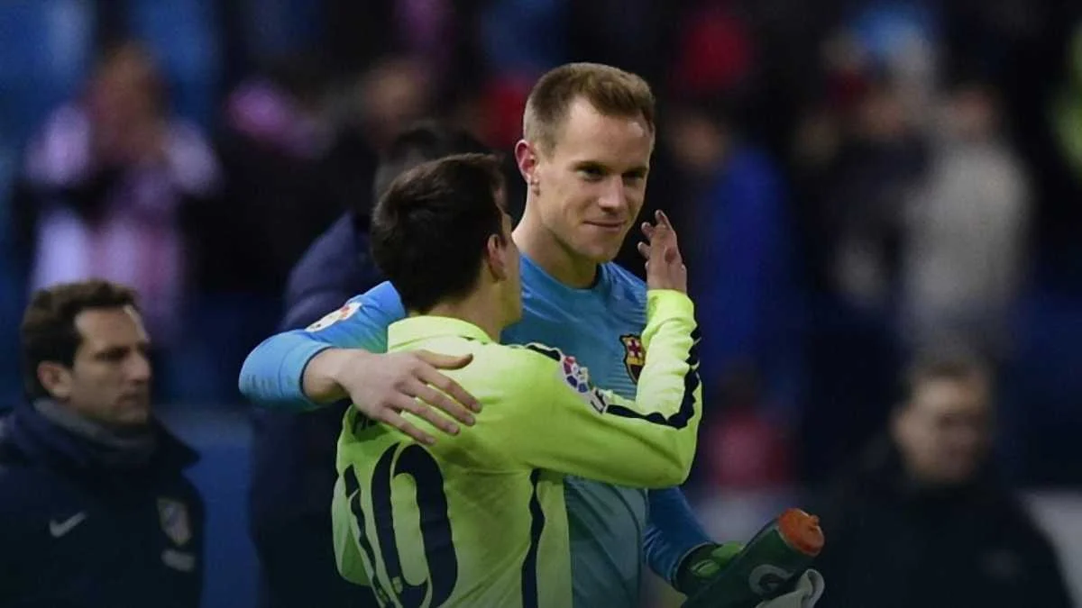 Тер Штеген грає з Мессі в кубкових турнірах