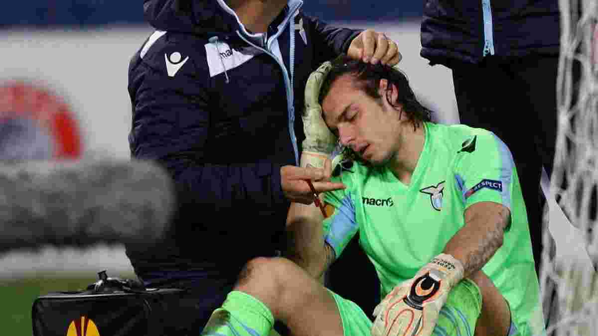 Основний воротар "Лаціо" зламав ніс на тренуванні (ФОТО)