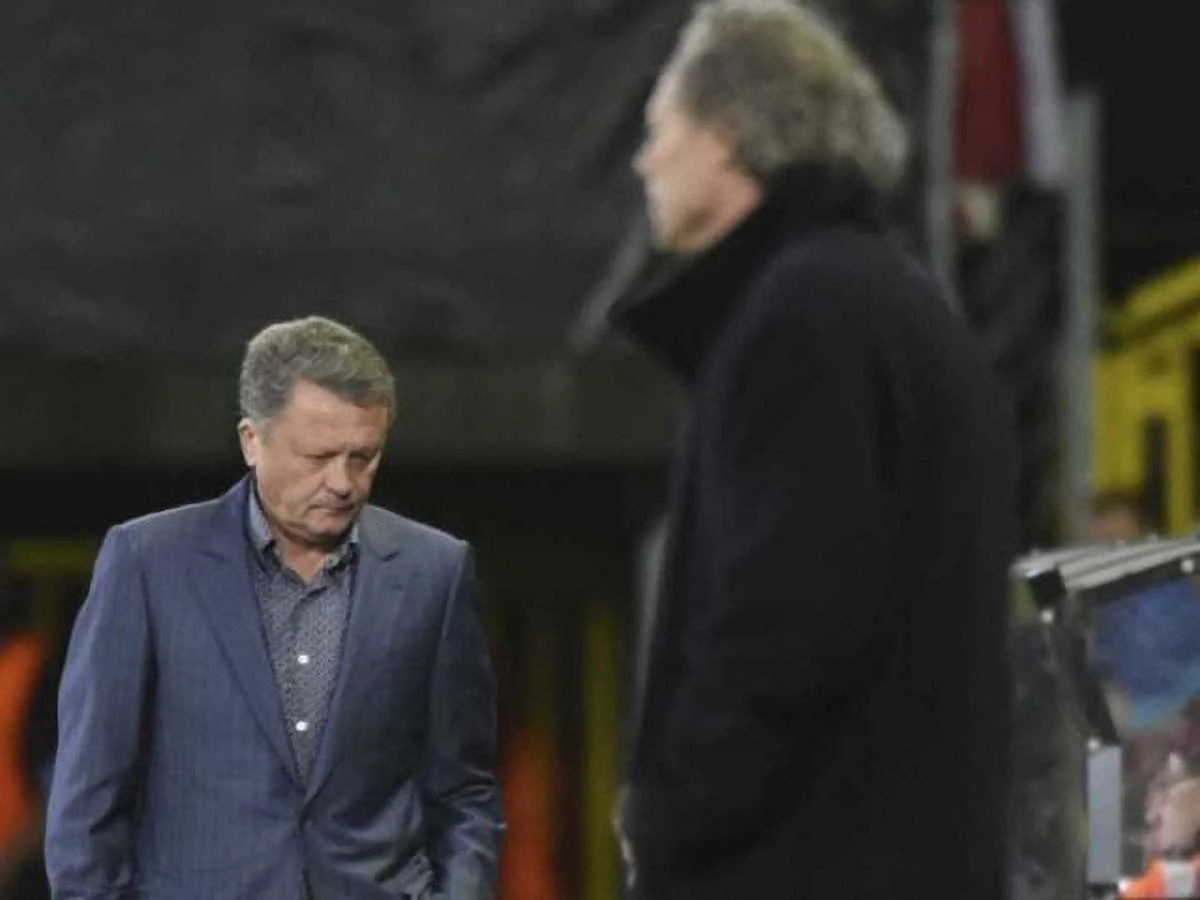 Мирон Маркевич во время матча в Брюгге