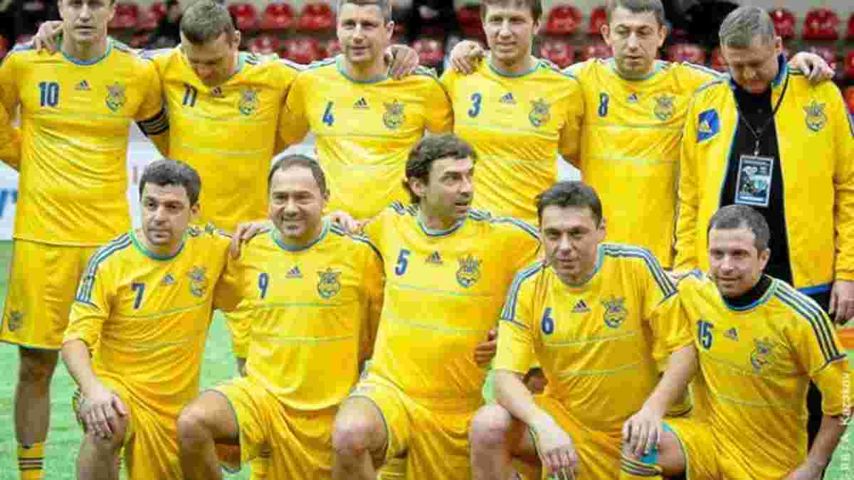 Матч между ветеранами сборной Украины и мира не состоится