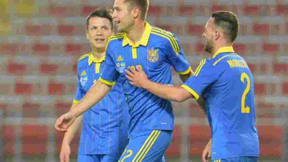 Ксьонз дебютував, а Кравець забив перший гол у збірній України