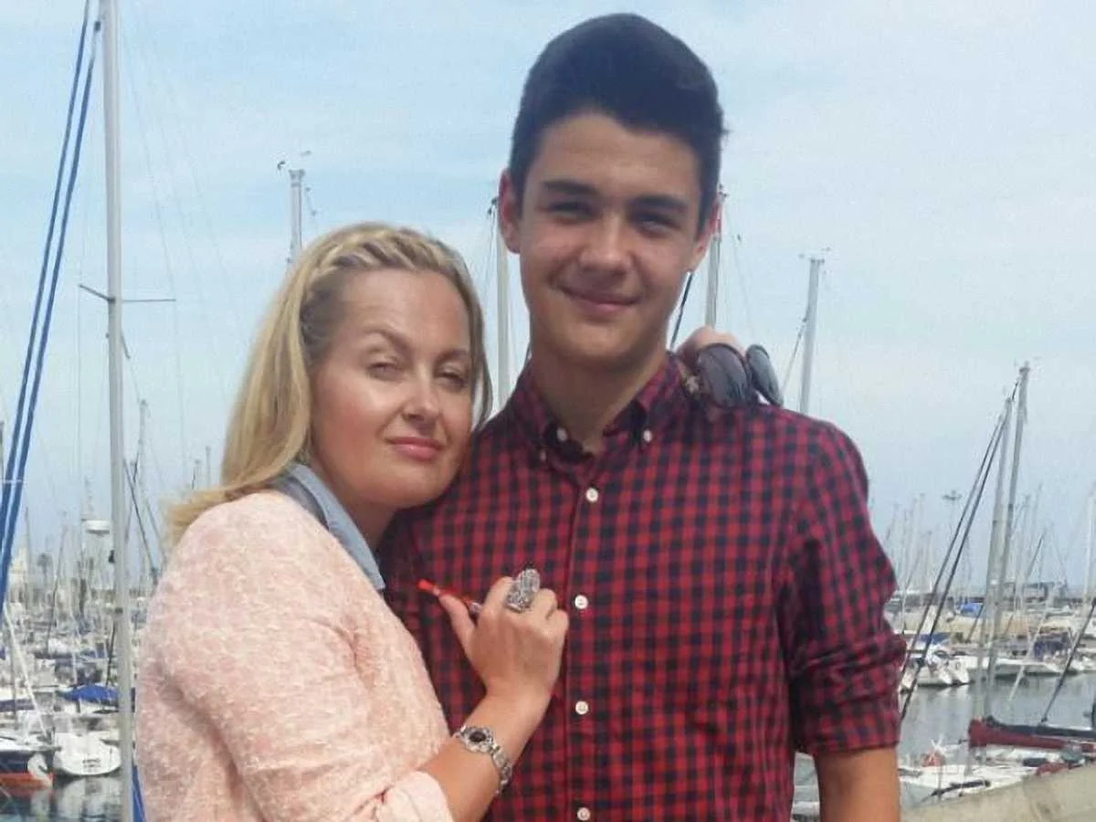 Данило Воронін із мамою