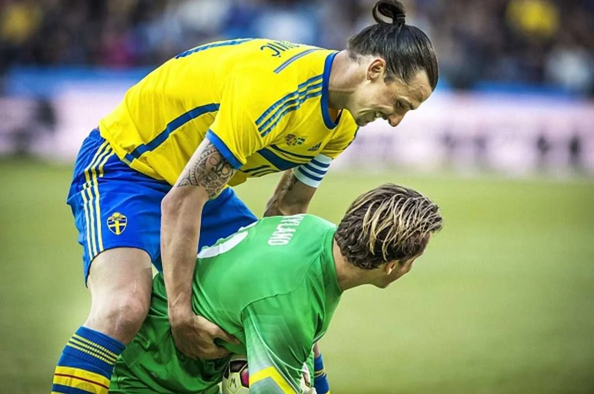 Ібрагімовіч в останньому матчі за збірну