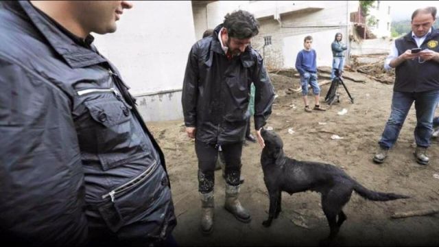 Каха Каладзе помогает в ликвидации ужасного наводнения в Тбилиси. ФОТО