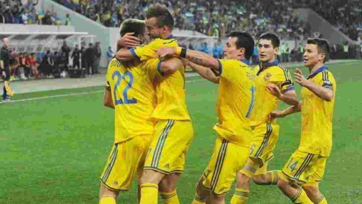 Сборная Украины забила свой 300-й гол
