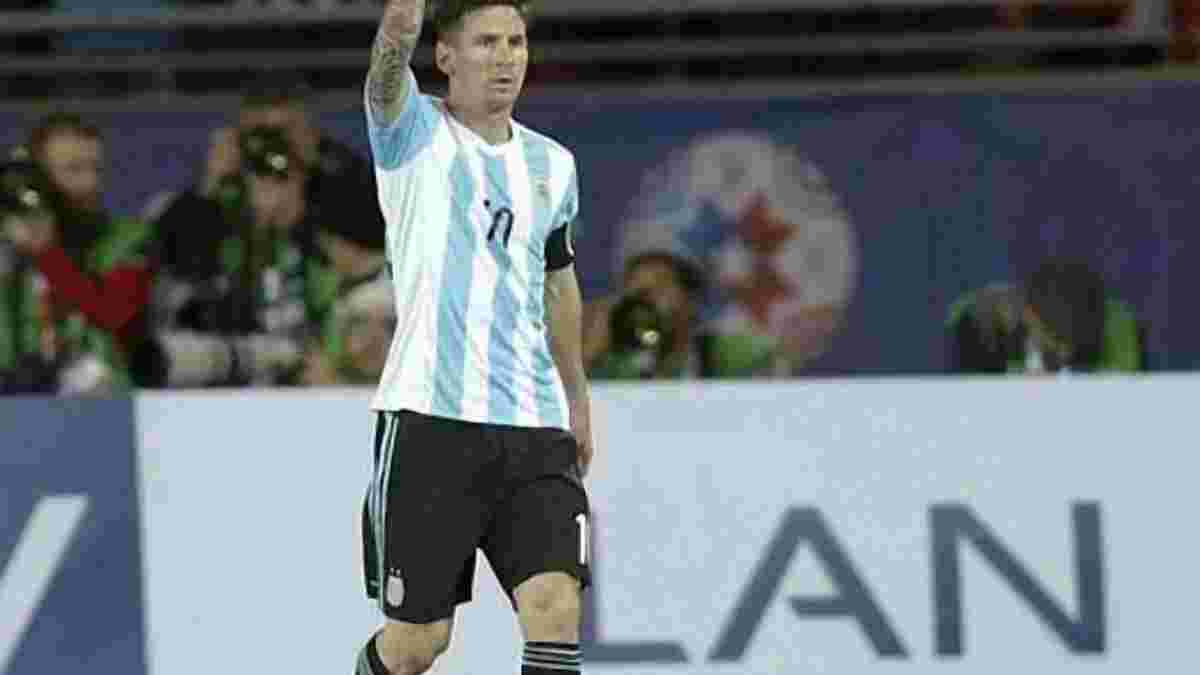 Мессі бракує 8 голів до найкращого бомбардира збірної Аргентини