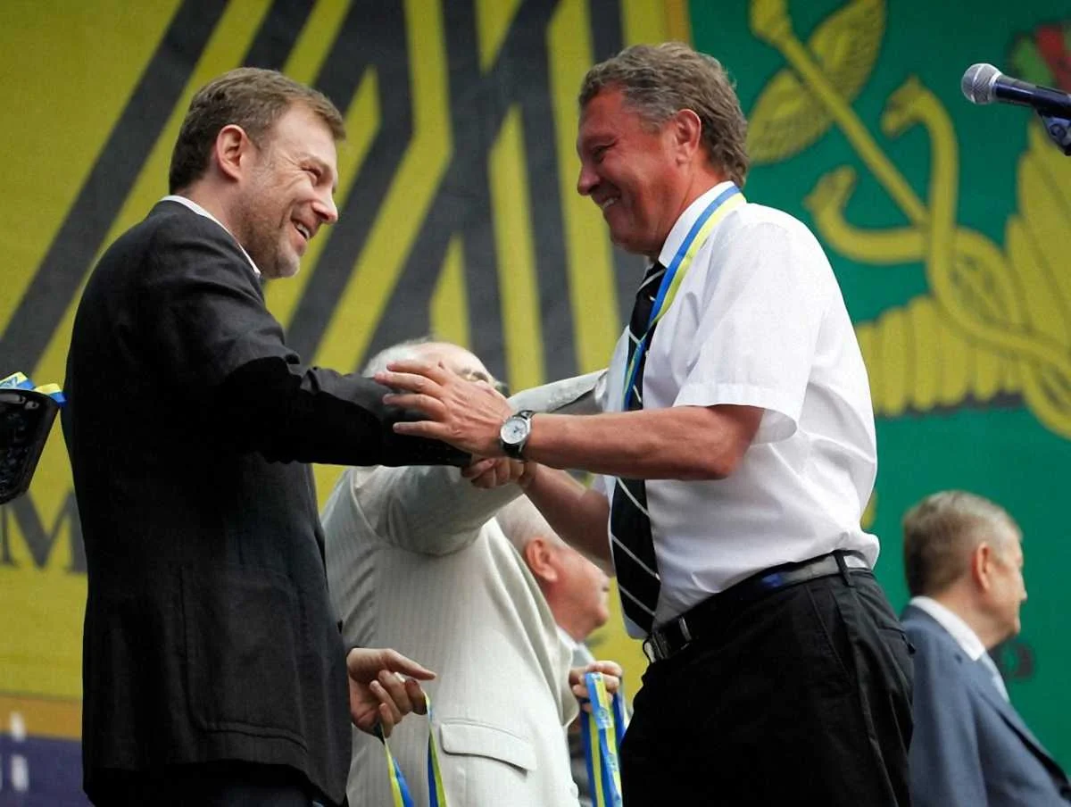 Виталий Данилов рядом с Мироном Маркевичем