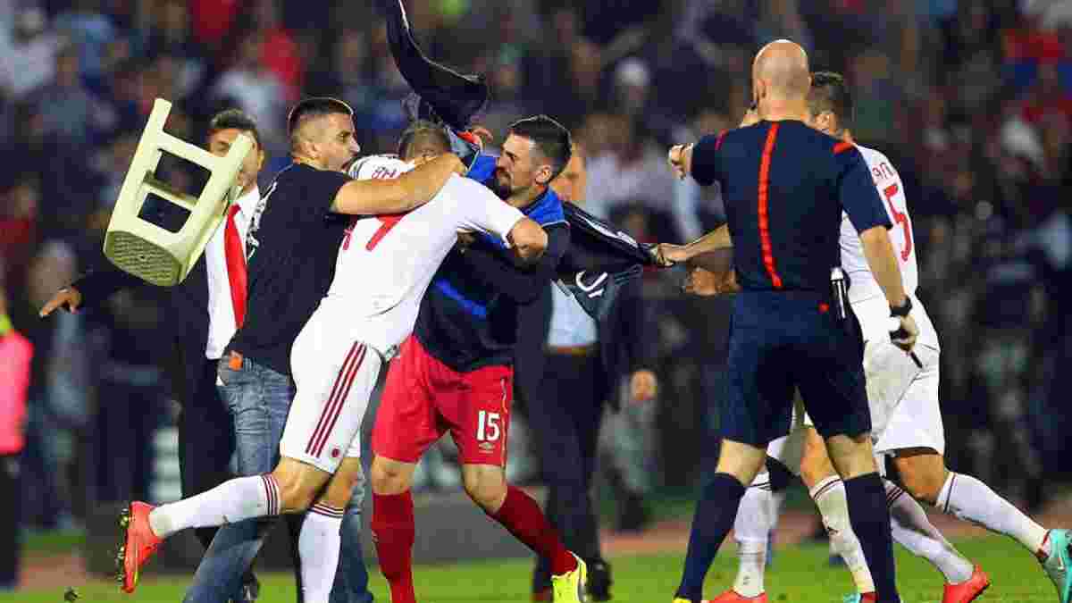 CAS відмінив рішення УЄФА і присудив Албанії технічну перемогу над Сербією