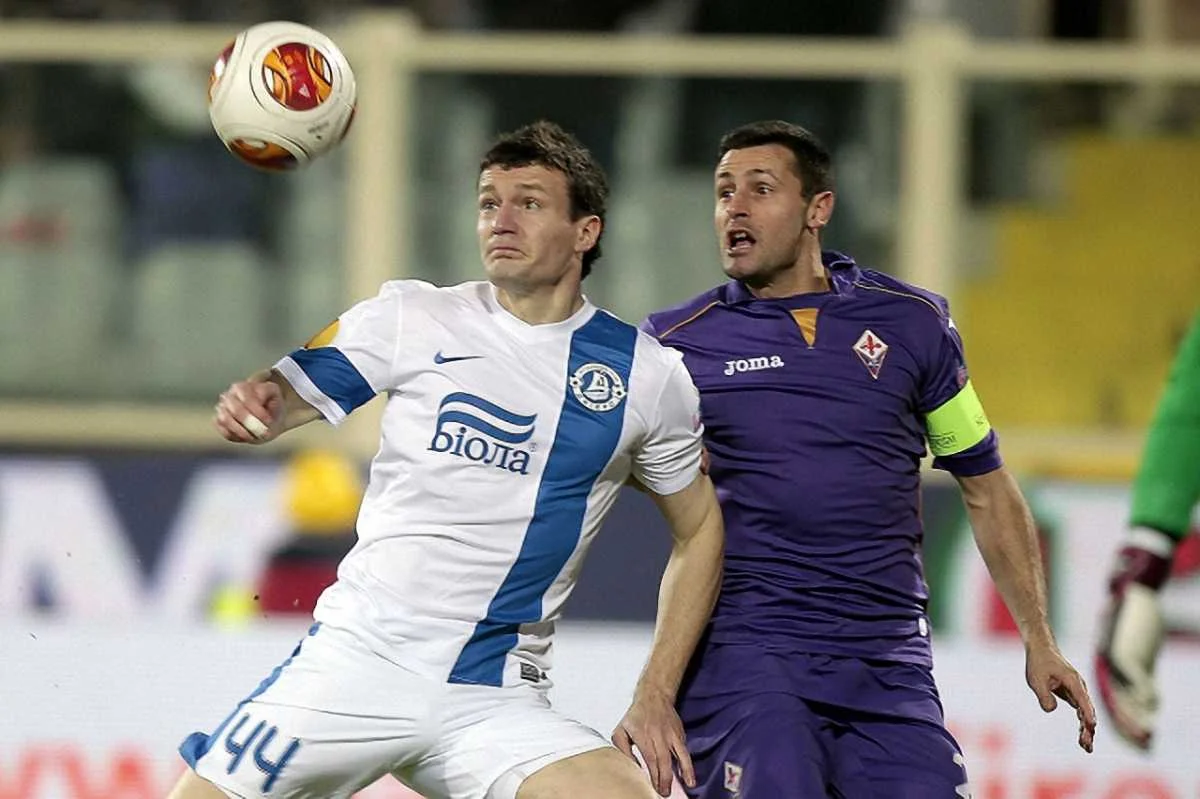 Артем Федецький у матчі проти "Фіорентини"