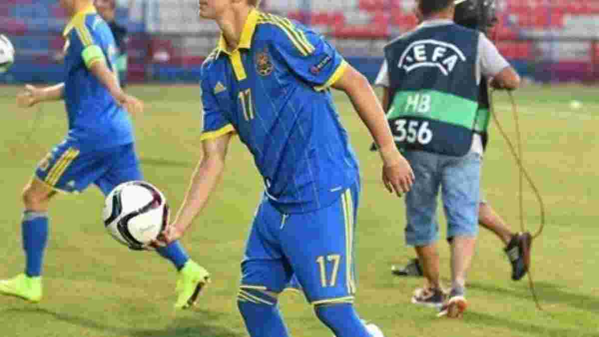 Українець потрапив у топ-10 гравців Євро-2015 (U-19)