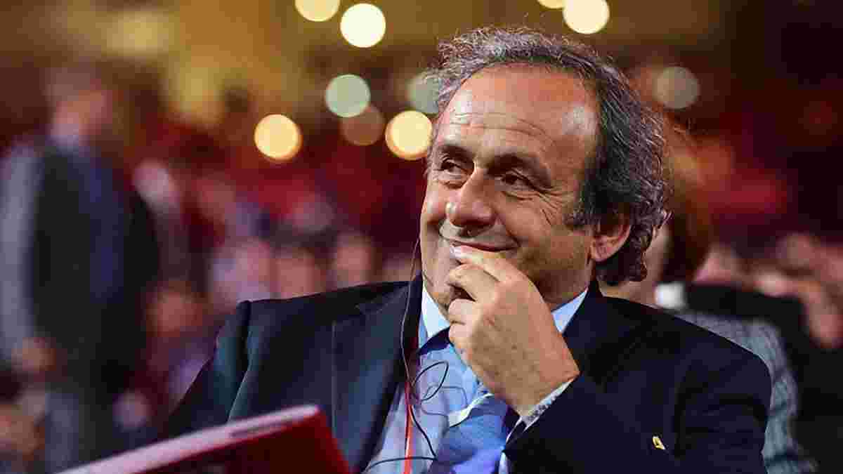 Платини получил первое сопротивление после объявления кандидатуры на пост президента ФИФА