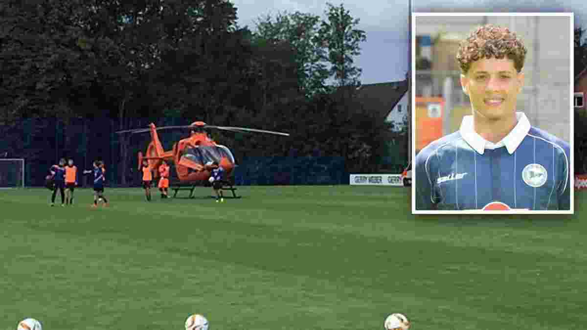 Массажист спас жизнь футболисту после столкновения на тренировке