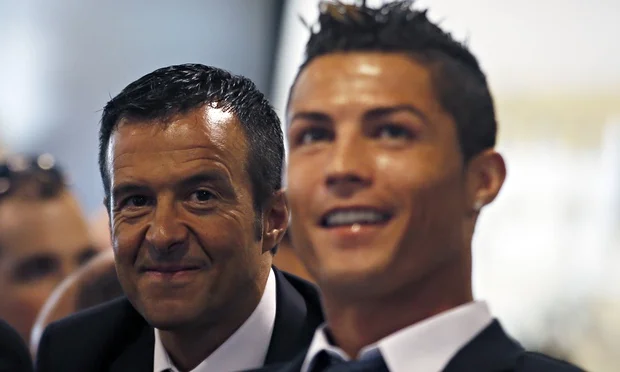 Кріштіану Роналду з агентом Хорхе Мендешом