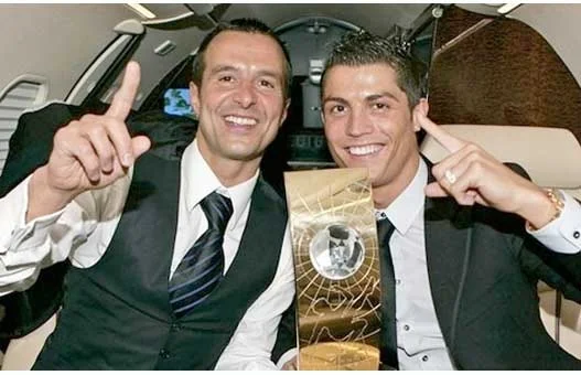 Кріштіану Роналду з агентом Хорхе Мендешом