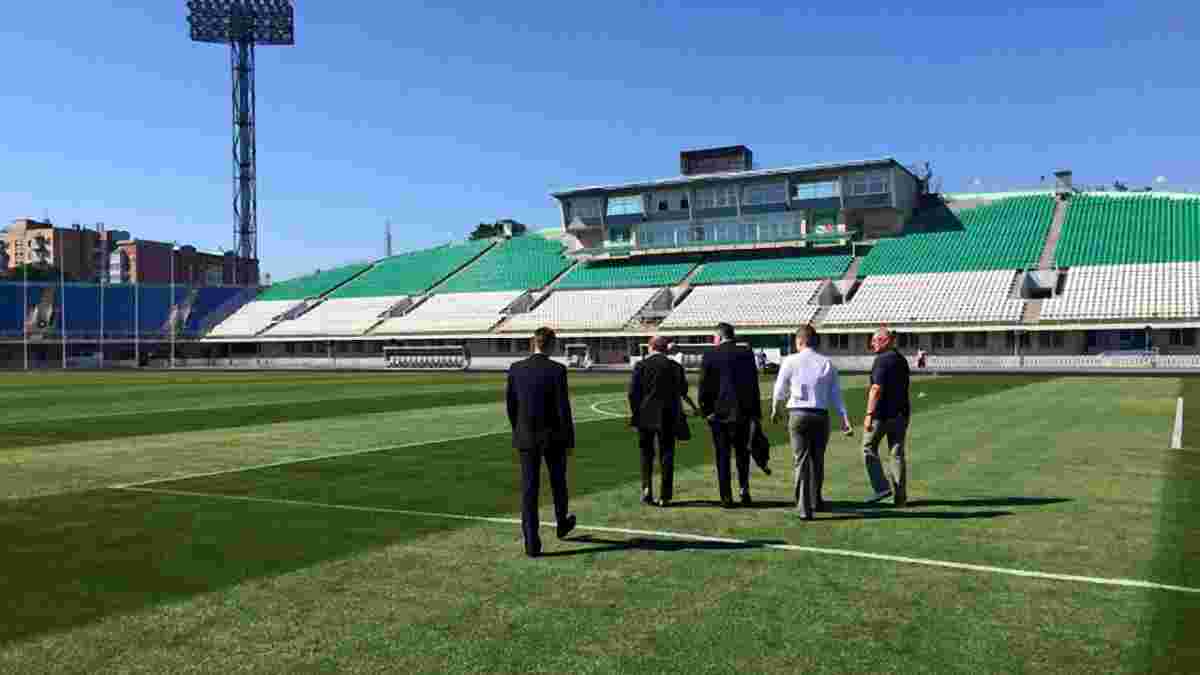 УЕФА проинспектировал стадион "Ворсклы" перед Лигой Европы (ФОТО)