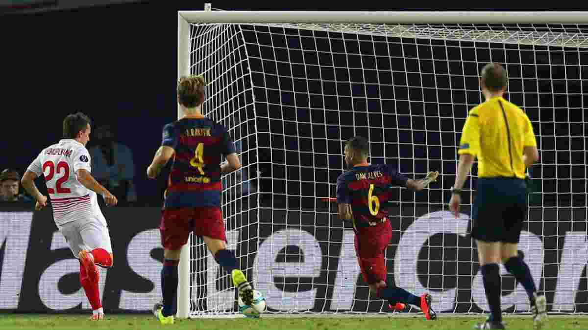 Рятівний гол Коноплянки не завадив "Барселоні" виграти Суперкубок УЄФА