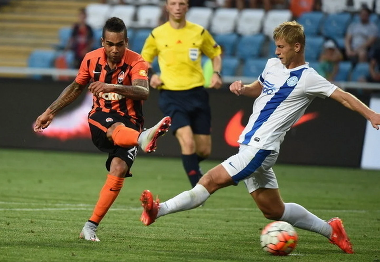 Момент поєдинку // Фото ФК Шахтар