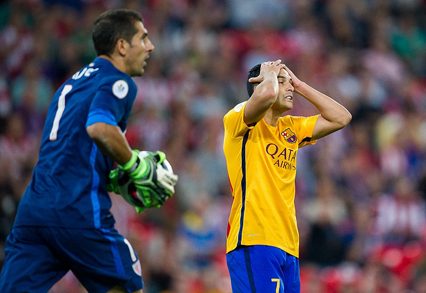 Педро в матче с "Атлетиком" / gettyimages