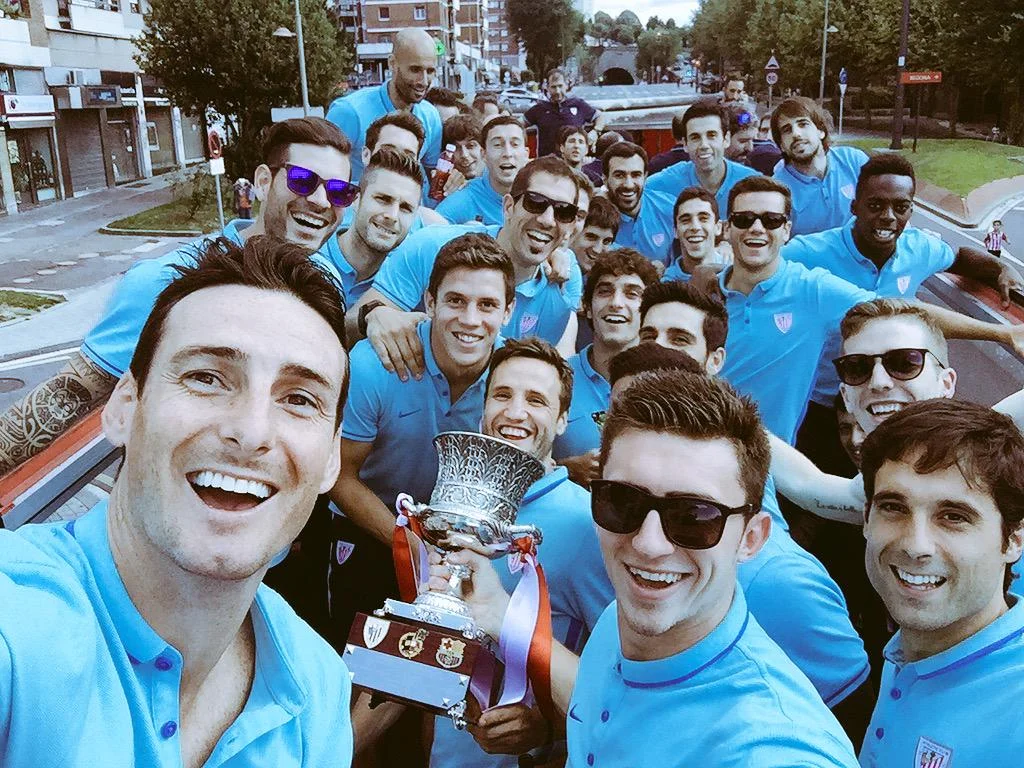 Атлетік, Більбао, Суперкубок, Іспанія, святкування, Athletic, Athletic Bilbao, Bilbao, celebration, Spain, Espana, Supercup, Super Copa