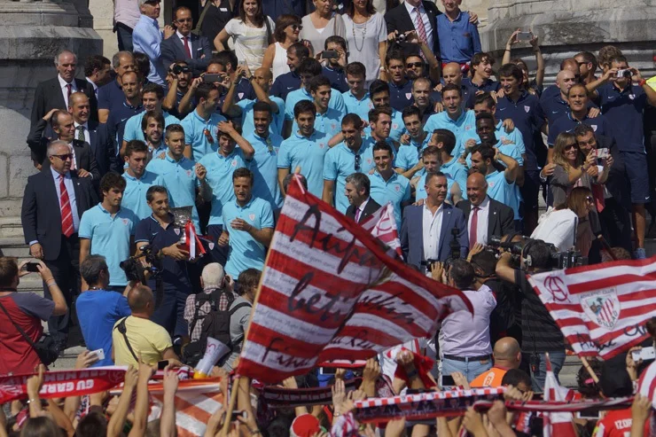 Атлетік, Більбао, Суперкубок, Іспанія, святкування, Athletic, Athletic Bilbao, Bilbao, celebration, Spain, Espana, Supercup, Super Copa
