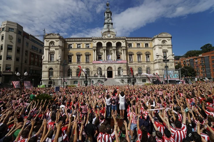Атлетік, Більбао, Суперкубок, Іспанія, святкування, Athletic, Athletic Bilbao, Bilbao, celebration, Spain, Espana, Supercup, Super Copa