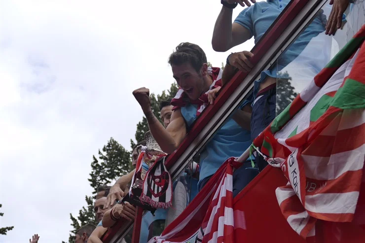 Атлетік, Більбао, Суперкубок, Іспанія, святкування, Athletic, Athletic Bilbao, Bilbao, celebration, Spain, Espana, Supercup, Super Copa