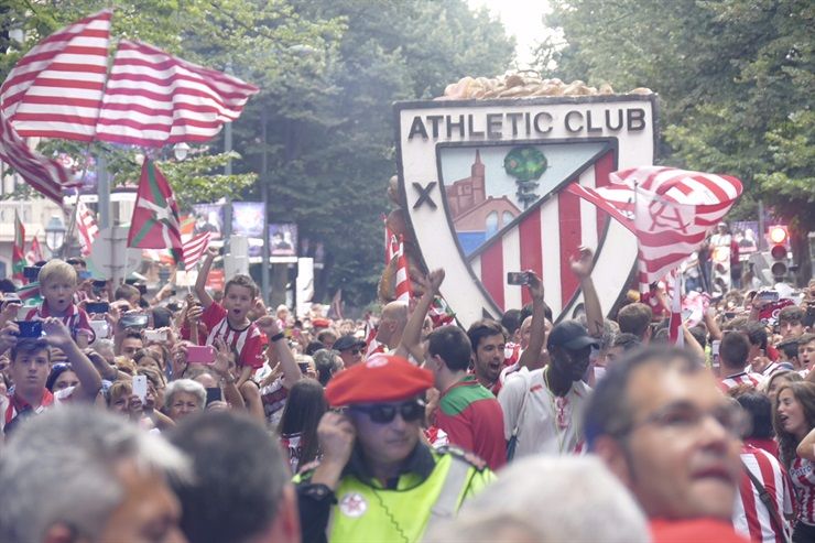 Атлетік, Більбао, Суперкубок, Іспанія, святкування, Athletic, Athletic Bilbao, Bilbao, celebration, Spain, Espana, Supercup, Super Copa