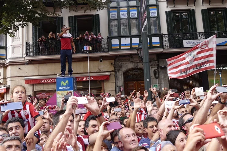 Атлетік, Більбао, Суперкубок, Іспанія, святкування, Athletic, Athletic Bilbao, Bilbao, celebration, Spain, Espana, Supercup, Super Copa