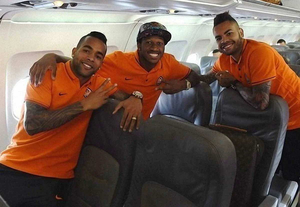 Тейшейра, Фред і Дентінью / фото ФК Шахтар